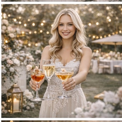 Bartender preparing cocktails
